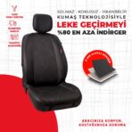 Beyaz Örümcek Ağı Jakar Dokuma Oto Minderi - Görsel 4