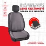 Düz Füme Jakar Dokuma Oto Minderi - Görsel 4