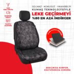 Füme Cam Kırığı Jakar Dokuma Oto Minderi - Görsel 4