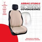 Bej Custom Jakar Dokuma Oto Minderi - Görsel 2