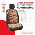 Krem Tay Tüyü Oto Minderi - Görsel 2