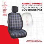 Mavi Gti Desen Jakar Dokuma Oto Minderi - Görsel 2