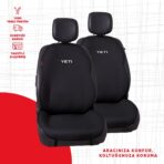 Skoda Yeti Nakışlı Oto Minderi