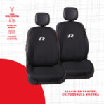 Volkswagen Eski R Logo Nakışlı Oto Minderi
