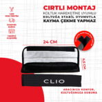 Renault Clio Nakışlı Oto Yastık Seti - Görsel 3