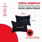 Renault Clio Nakışlı Oto Yastık Seti - Görsel 2