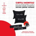 Renault Clio Nakışlı Oto Yastık Seti - Görsel 4