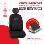 Renault Clio Nakışlı Oto Minderi - Görsel 4