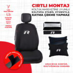 Volkswagen Eski R Logo Nakışlı Oto Minder Seti - Görsel 3
