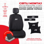 Volkswagen Eski R Logo Nakışlı Oto Minder Seti - Görsel 4