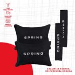Dacıa Spring Nakışlı Oto Yastık Seti