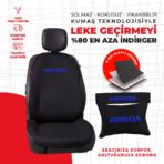 Mavi Honda Nakışlı Oto Minder Seti - Görsel 4