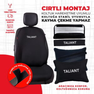 Renault Talıant Nakışlı Oto Minder Seti - Görsel 3